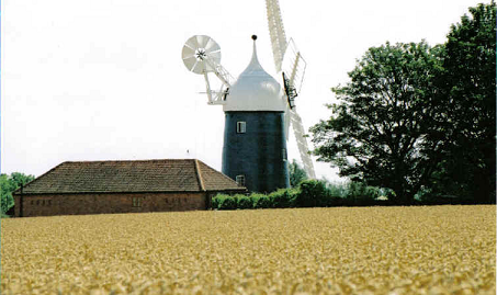 Tuxford Mill Exterior Wheat Field by Jonathan McGuinness